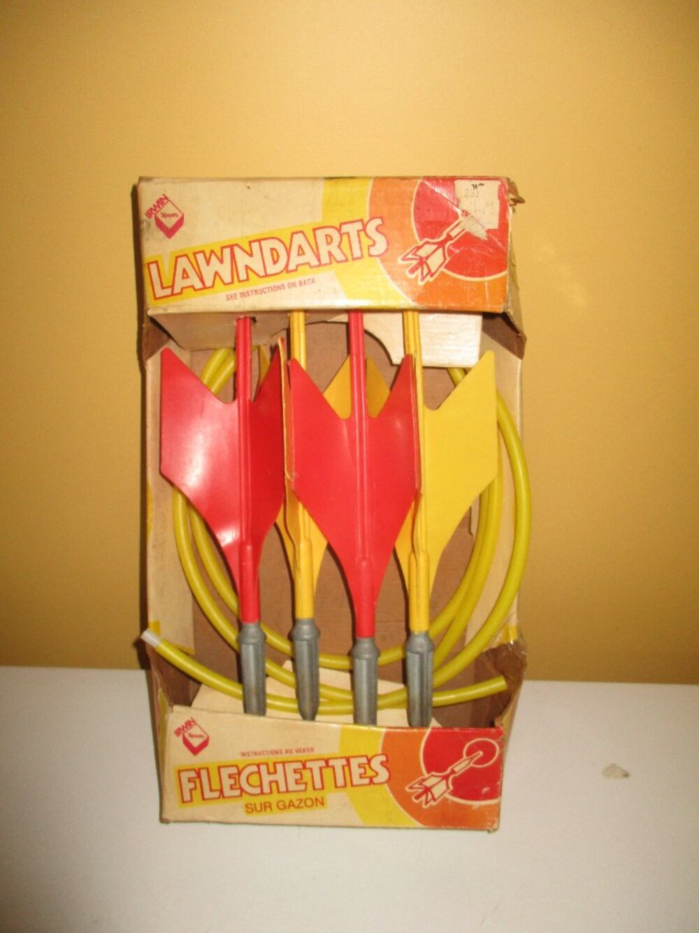 DART Missle Game Box Set In Used Condition No Extra Fins by Irwin Sports